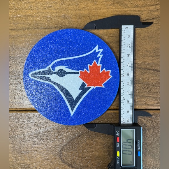 Toronto Blue Jays Coasters Set – 3D Printed Drink Coasters with Holder - Picture 6 of 7